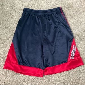 Kid's Mighty Mac Sports Navy, Red Cardinals Athletic Shorts Size XL (20)